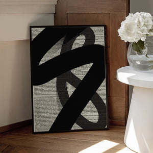 Tablou înramat „Abstract Paper IV” de Studio Palette