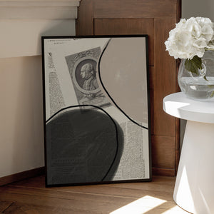 Tablou înramat „Abstract Paper VI” de Studio Palette
