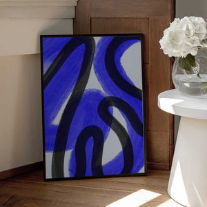Tablou înramat „Cobalt I” de Studio Palette