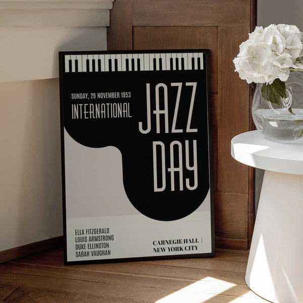 Tablou înramat „Jazzy Days” de Kubistika