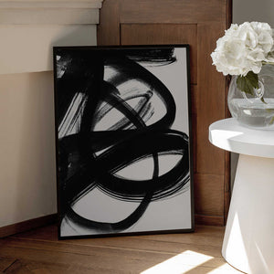 Tablou înramat „Abstract Brush Strokes 5 A1” de Mareike Böhmer