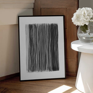 Tablou înramat „Monochrome Stripes” de Shot by Clint