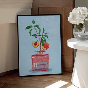 Tablou înramat „Peach Tree in Vase” de Raissa Oltmanns