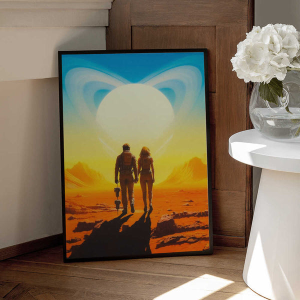 Tablou înramat „Saturn Love” de Taudalpoi