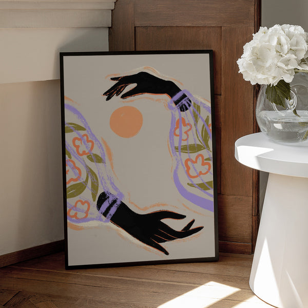 Tablou înramat „Embrace The Sun” de Arty Guava