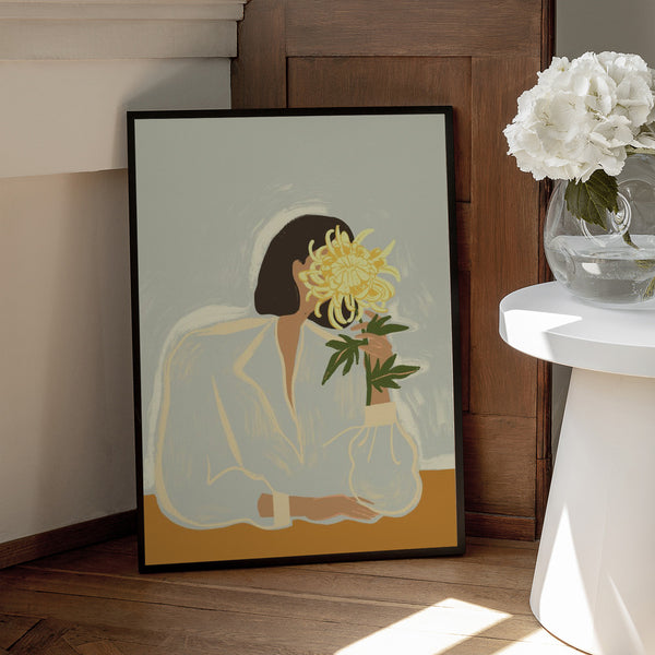 Tablou înramat „Thecrysanthemum” de Arty Guava