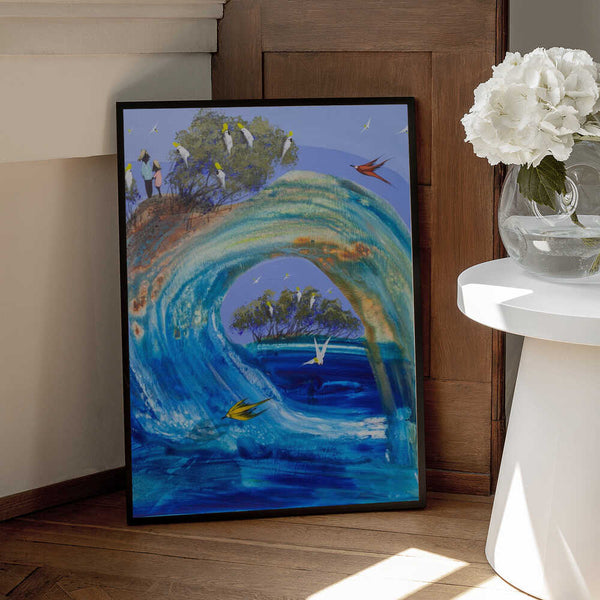 Tablou înramat „Flowing with you” de Adam Bogusz