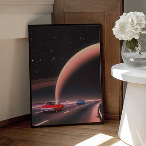 Tablou înramat „Saturn Traffic” de Taudalpoi
