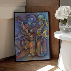 Tablou înramat „Jazz Musicians” de Ricardo Maya