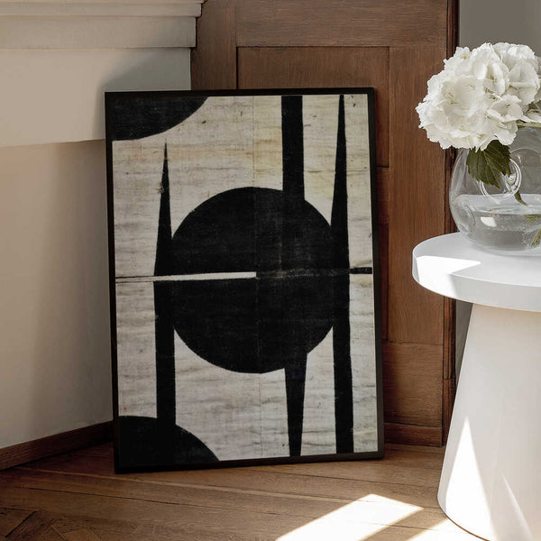 Tablou înramat „Geometric Harmony” de Treechild