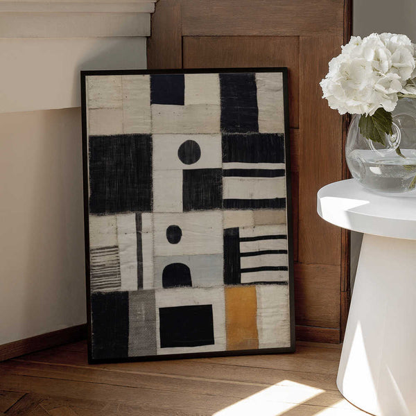 Tablou înramat „Patchwork Symphony” de Treechild