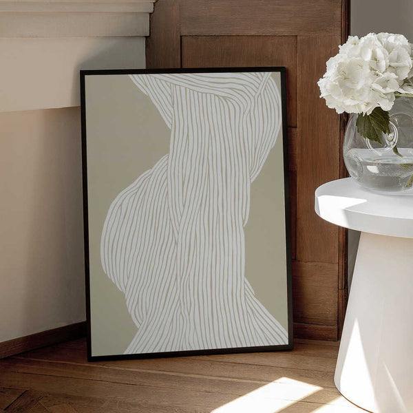 Tablou înramat „Flowing Lines Emerge” de Treechild