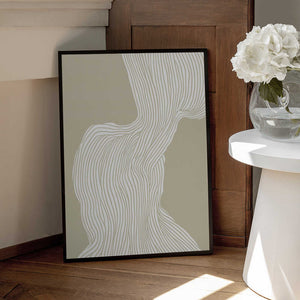 Tablou înramat „Flowing Linescape” de Treechild