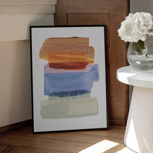 Tablou înramat „Abstract Brush Strokes 49 A1” de Mareike Böhmer