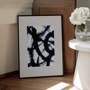 Tablou înramat „Abstract Brush Strokes 98” de Mareike Böhmer