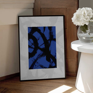 Tablou înramat „Abstract Brush Strokes 98Y” de Mareike Böhmer