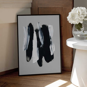 Tablou înramat „Abstract Brush Strokes 12 300dpi” de Mareike Böhmer