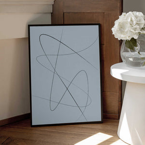 Tablou înramat „Blue Abstract No2” de Oju Design
