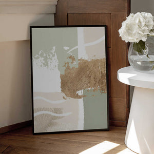 Tablou înramat „simply green-3” de Sally Ann Moss
