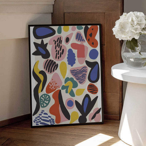 Tablou înramat „Vibrant Abstractions” de Treechild