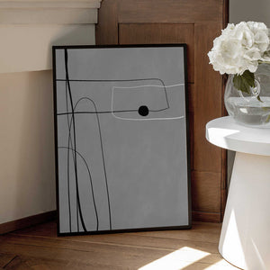 Tablou înramat „Balanced Lines” de Elena Ristova