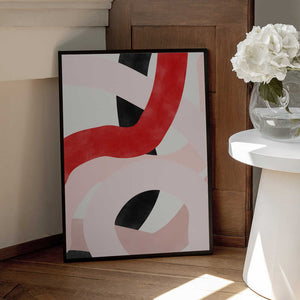 Tablou înramat „Colorful Curves” de Elena Ristova