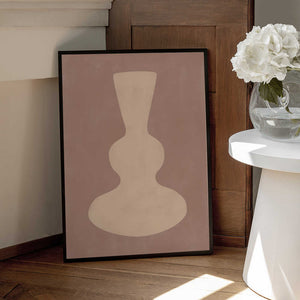 Tablou înramat „Muted Form Essence” de Elena Ristova