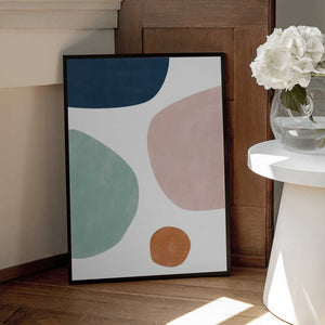 Tablou înramat „Colorful Shapes” de Elena Ristova