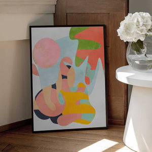 Tablou înramat „Pastel cut out” de Ana Rut Bre