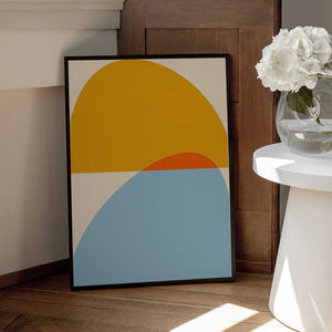 Tablou înramat „Mid Century Pastel 18” de Ana Rut Bre
