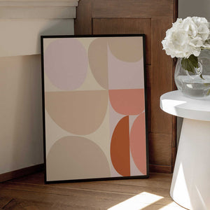 Tablou înramat „Mid Century Pastel 16” de Ana Rut Bre