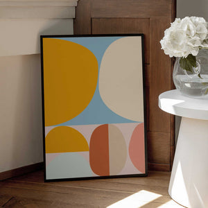 Tablou înramat „Mid Century Pastel 15” de Ana Rut Bre