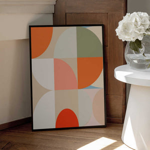 Tablou înramat „Mid Century Pastel 12” de Ana Rut Bre