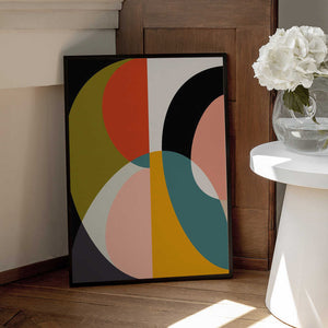 Tablou înramat „Mid Century Pastel 11” de Ana Rut Bre
