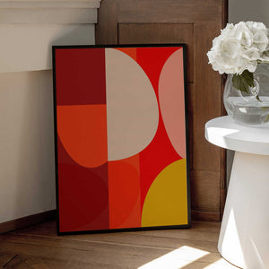 Tablou înramat „Mid Century Pastel 10” de Ana Rut Bre