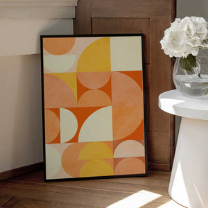 Tablou înramat „Spring Mid Rhapsody Orange 3” de Ana Rut Bre
