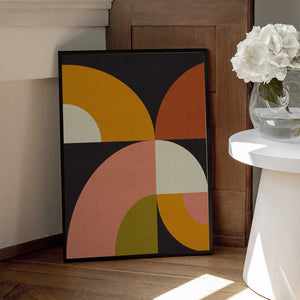 Tablou înramat „Geo Shapes Fall 21 Geo” de Ana Rut Bre