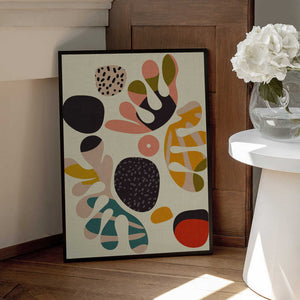 Tablou înramat „Mid Century Cut Outs2” de Ana Rut Bre