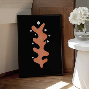 Tablou înramat „Aquarell Miro Shapes4 Kopie” de Ana Rut Bre
