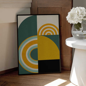 Tablou înramat „Rainbow Plus Shapes8” de Ana Rut Bre