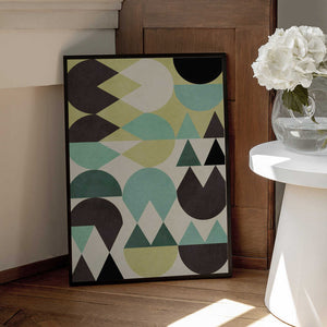 Tablou înramat „Rainbow Plus Shapes6” de Ana Rut Bre