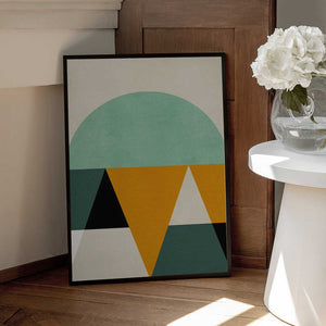 Tablou înramat „Rainbow Plus Shapes4” de Ana Rut Bre