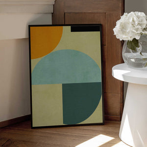 Tablou înramat „Rainbow Plus Shapes3” de Ana Rut Bre