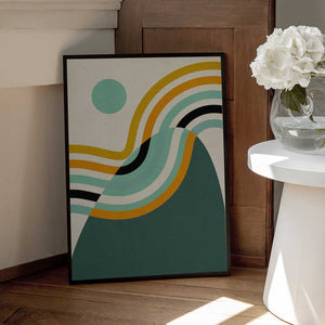Tablou înramat „Rainbow Plus Shapes2” de Ana Rut Bre