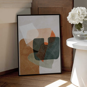 Tablou înramat „Nature Friendly Terracotta 4 Aquarell Kopie” de Ana Rut Bre