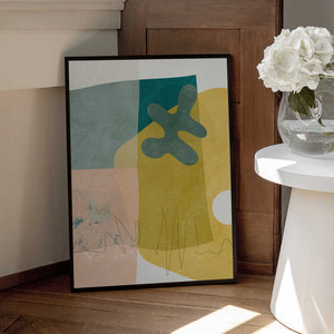 Tablou înramat „Nature Friendly Terracotta 3 Aquarell Kopie” de Ana Rut Bre