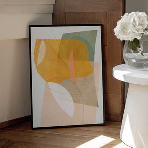 Tablou înramat „Nature Friendly Terracotta 5 Aquarell Kopie” de Ana Rut Bre