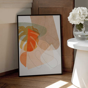 Tablou înramat „Nature Friendly Terracotta 6 Aquarell Kopie” de Ana Rut Bre