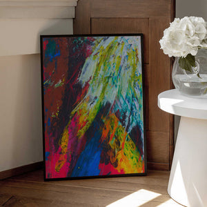 Tablou înramat „colored paints” de engin akyurt