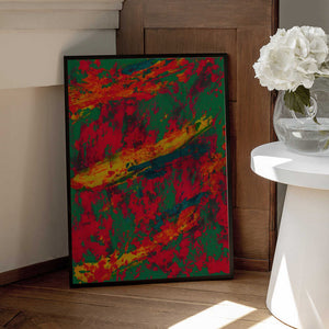 Tablou înramat „colored paints” de engin akyurt
